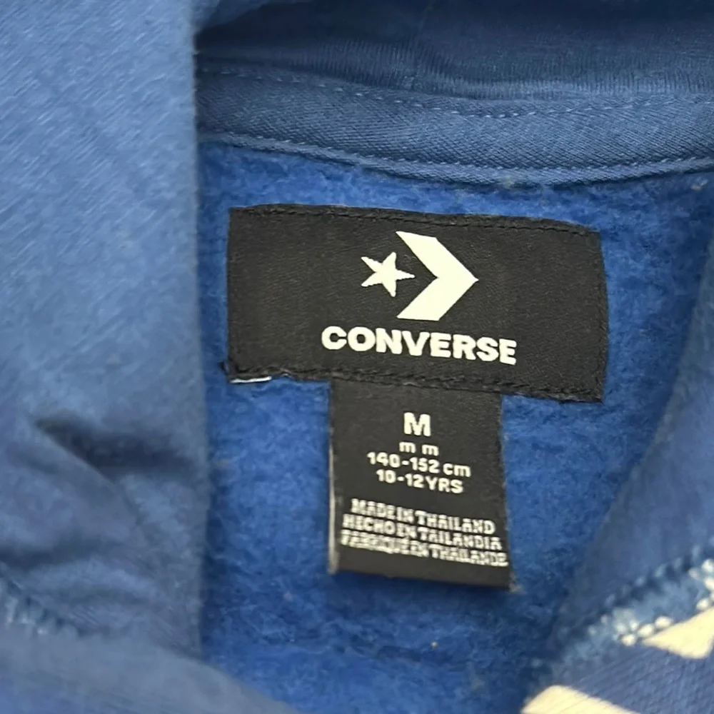 Converse Blue Hoodie Sweatshirt